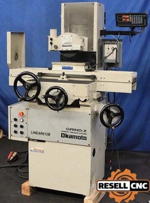 Used 2015 Okamoto Linear-612B Reciprocating Surface Grinders Florida US | Resell CNC #1487269