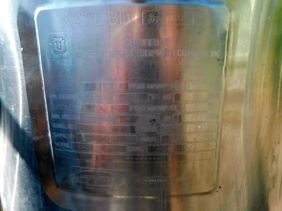 USED WALKER STAINLESS EQUIPMENT TK 309
