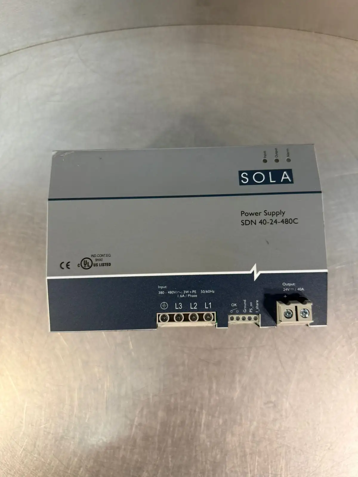 Emerson SDN-40-24-480C Power Supply 50v-/0.2A (4.6.1)