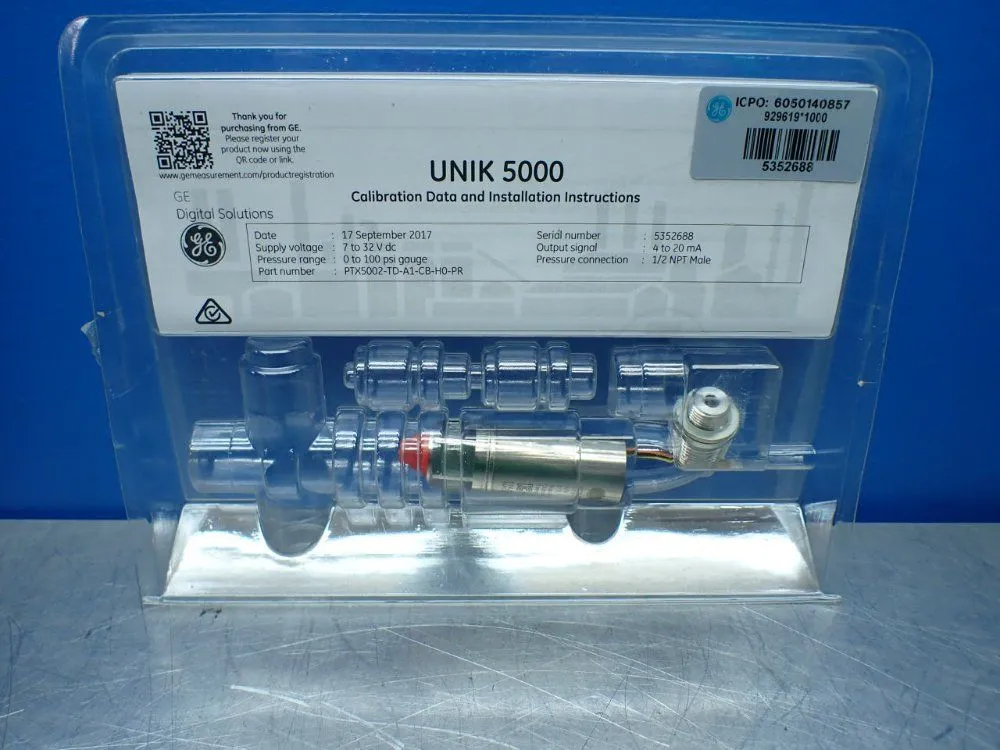 New | in-Stock GE PTX5002TDA1CBH0PR Pressure Transmitters Ohio US | HGR 24 #755726