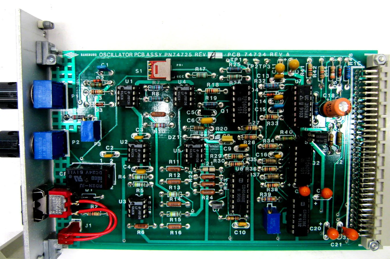USED RANSBURG 74725 PC BOARD REV.A