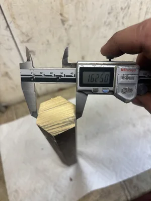 Brass C360 Hex Bar 1.625” ( 1 inch and 5/8) x12”
