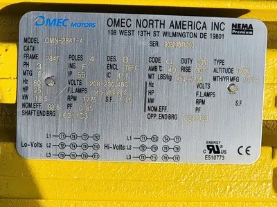 New | in-Stock OMEC OMN-284T-4 Motors (misc) British Columbia CA | Lenmark #248253