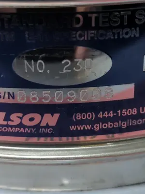 Used USA STANDARD NO.230 Sieves & Sieve Shakers Ohio US | Surplus Asset Holdings #1246775