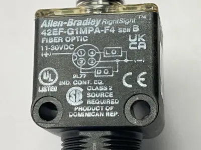 42EF-G1MPA-F4 | Allen Bradley  Ser. B RightSight Fiber Optic Photoelectric Sensor - Used