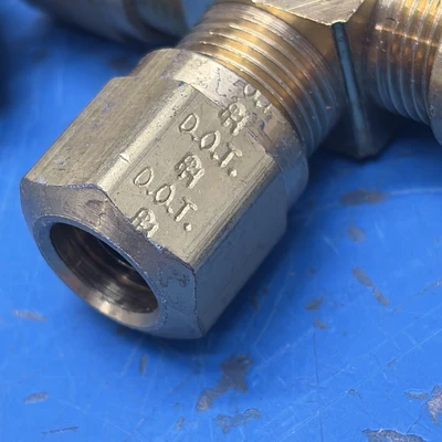 (7) Brass Tee Fittings 3/8 OD NNB Fast 🇺🇸 Shipping + Warranty