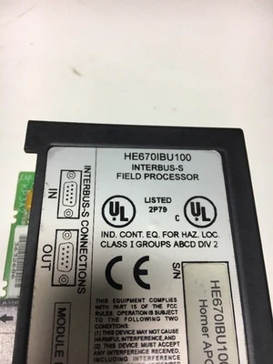 USED Horner Electric HE670IBU100