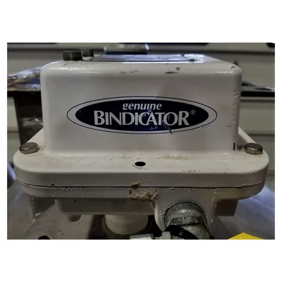 Used 28" dia. Stainless Steel Storage Bin with Bin Activator Live Bottom