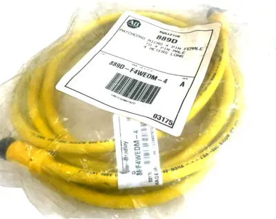 A / B 889D-F4WEDM-4 PATCHCORD SER. A 4 METERS 889DF4WEDM4 NEW, SURPLUS