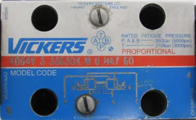 NEW VICKERS KDG4V-3-33C30X-M-U-HA7-60 DIRECTIONAL VALVE KDG4V333C30XMUHA760