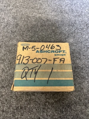 New | in-Stock Aschroft Does Not Apply Valves/Fittings California US | Davliegogo LLC #1729773