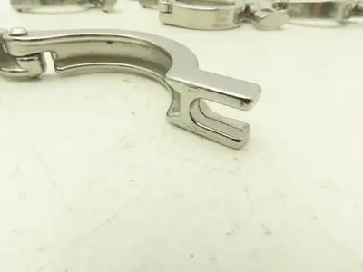 TL China 2" Steel Bolted Sanitary Clamp 304SS 2" Pipe Flange Dia 2.5" Lot of 18