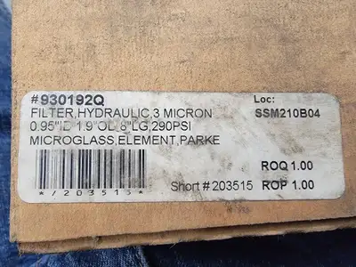 NEW PARKER FILTRATION 930192Q