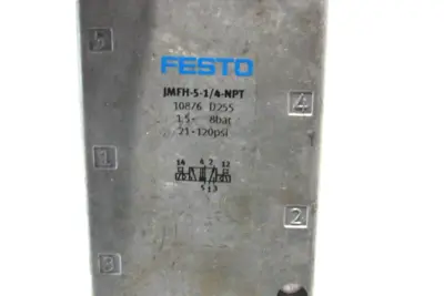 USED FESTO JMFH-5-1/4-NPT SOLENOID VALVE JMFH514NPT