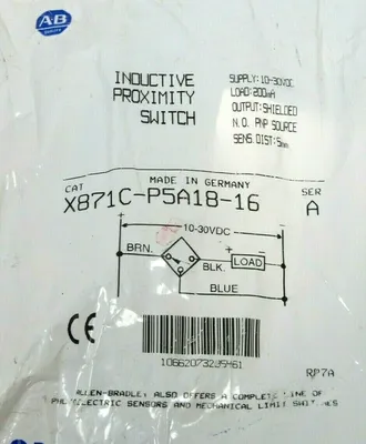 NEW ALLEN BRADLEY 871C-P5A18-16 INDUCTIVE PROXIMITY SWITCH X871C-P5A18-16