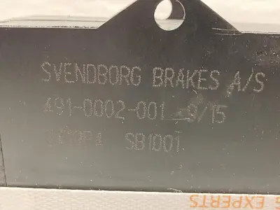 Svendborg Brakes A/S,491-0002-001,Brake Pad Assembly