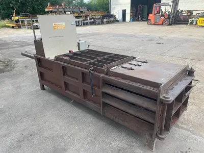 USED MECAMAT SCRAP BALLING PRESS