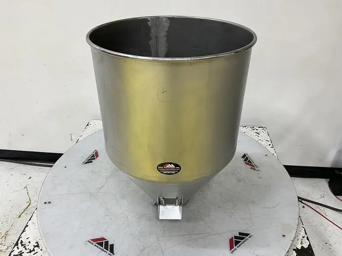 USED METAL FABRICATOR HOPPER
