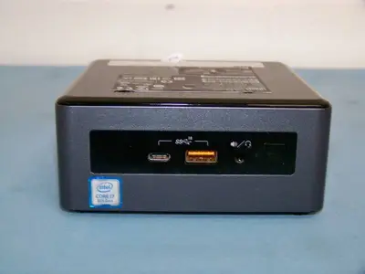 Intel NUC8IN Mini PC, NEC AS241W Monitor, Dell Keyboard and Mouse