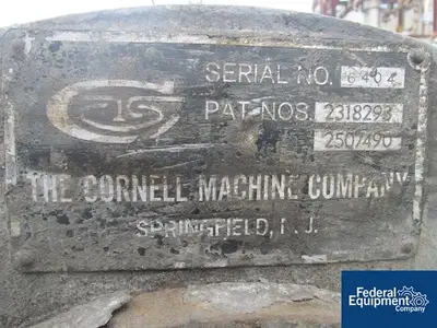 USED Cornell D-16 CORNELL VERSATOR, S/S, 7.5 HP