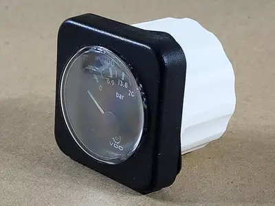 24V, 0-72PSI Pressure Gauge 1051308 w/ Bulb & Holder