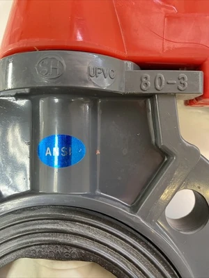 NEW Thermoplastic Valves Inc. DN080-3” ANSI