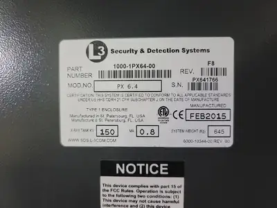 USED 2015 L3 COMMUNICATIONS PX 6.4