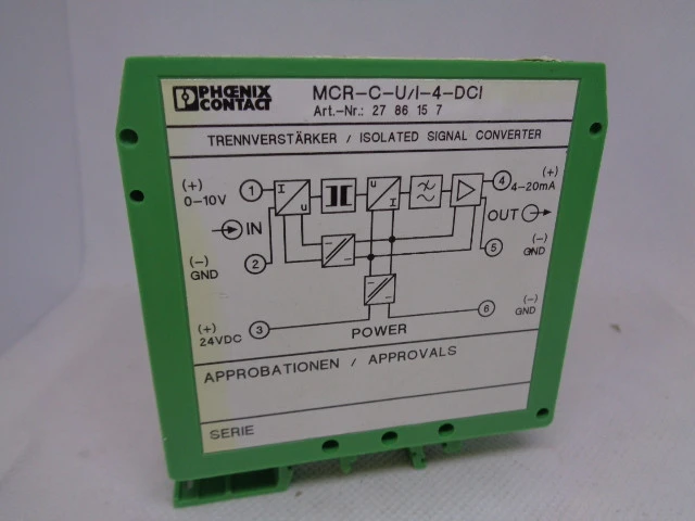 Used PHOENIX CONTACT MCR-C-U/I-4-DCI PLC Processors | BG Industrial Surplus #471750