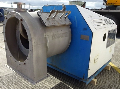 Andritz KMPT SZ 400/2 pusher centrifuge, 316SS.