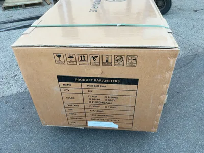 New SDLANCH MGC40 3-Wheel Mini Electric Golf Cart / Scooter, 60 Volt, 600 Watt Motor, Three Speed, 2...