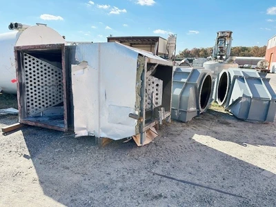 30' L x 70" Wide Carrier Fluid Bed Dryer With Heater