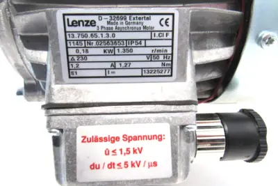 NEW LENZE 13.750.65.1.3.0 3 PHASE ASYNCHRONOUS MOTOR 230V 02563653