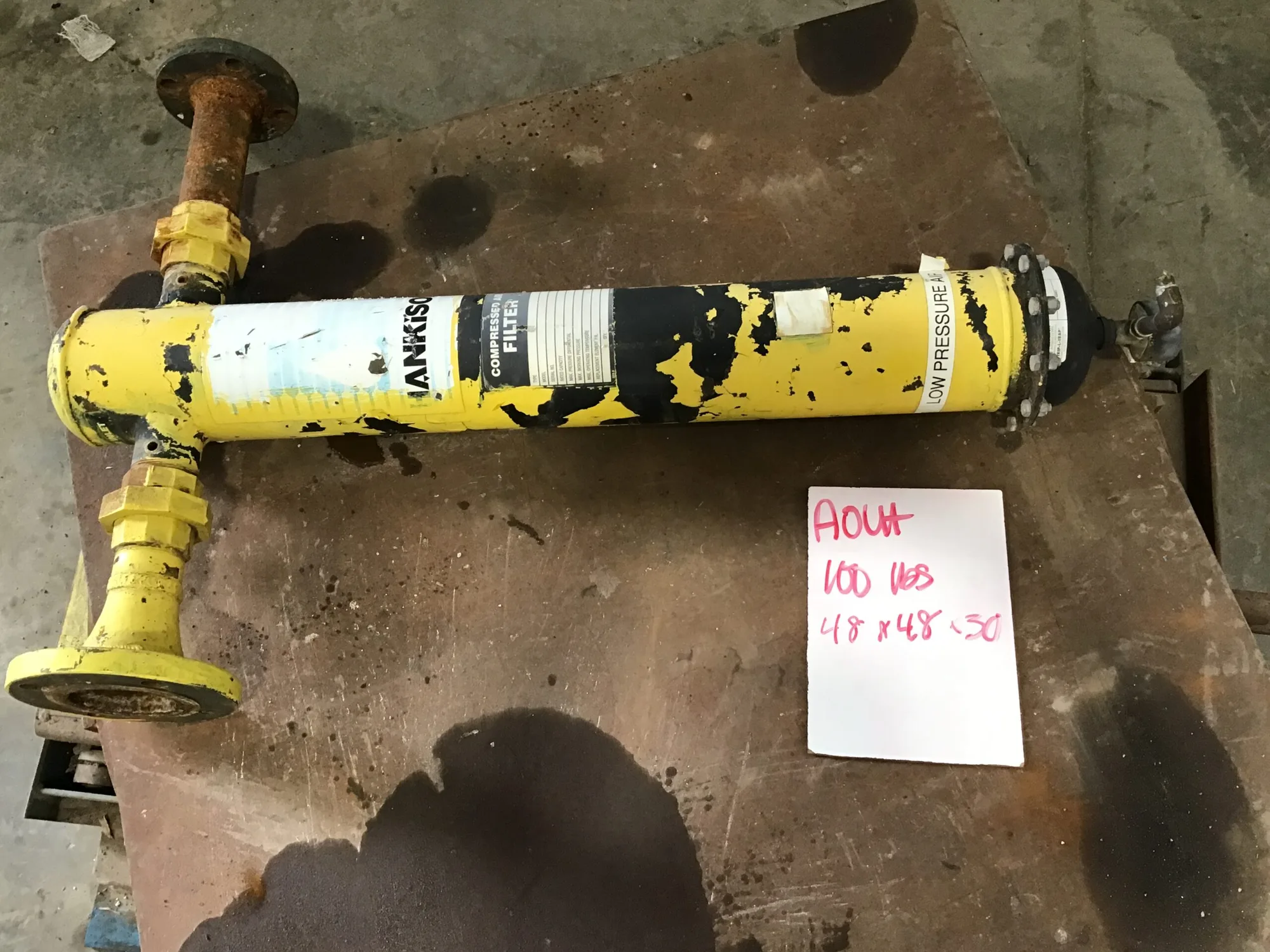 Hankison Compressed Air Filter 505 – Yellow