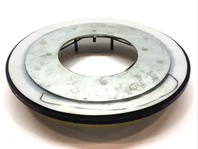 USED GRACO WIPER PLATE 5 GAL STAINLESS STEEL PLATE ONLY
