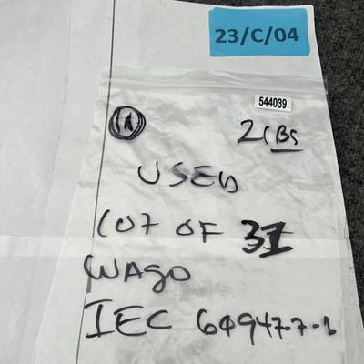 Used Wago IEC 60947-7-1 Terminal Blocks California US | Davliegogo LLC #1706685