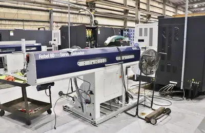 2020 EDGE TECHNOLOGIES REBEL 80 SERVO BAR LOADER/MAGAZINE TYPE,HYDRAULIC & MECHANICAL | Prime Machinery (1)
