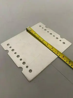 USED LOT OF 18 - STAINLESS STEEL 8.5" X 7.5" PRESS FILTER PLATES