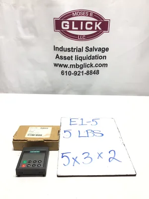 Siemens 6SE6400-0BP00-0AA0 MICROMASTER 410 Operator Panel