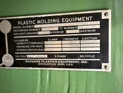 Used N/A MD200-4835 Molding Presses Ohio US | G-2000, Inc. #1258249