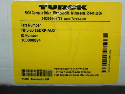 NEW TURCK TBILLL16DXPAUX