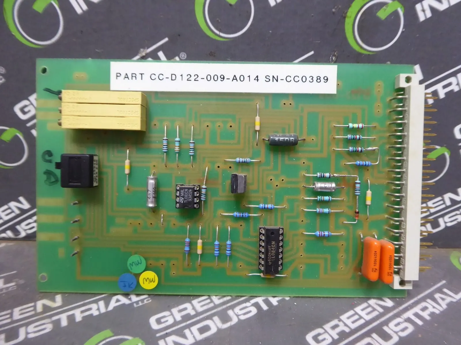 MOOG CC-D122-009-A014 P25 Universal Parison Programmer Encoder Board Used