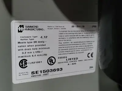 USED CONTROL WORKS INC. FCP-215042