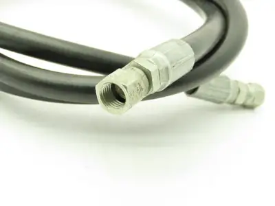 Parker 431-4 No-Skive Hydraulic Hose 1/4" x 6' Female Swivel Ends 5000 PSI