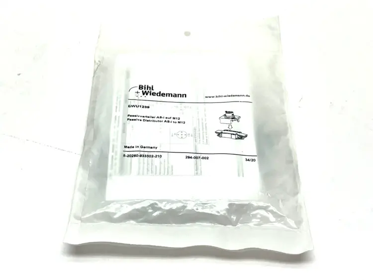 New | in-Stock Bihl+Wiedemann BWU1239 Electronic Splitters Michigan US | Maverick Industrial Sales #1391189