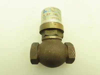 Valvaut Effepi Z200206 Pneumatic Air Controlled Globe Valve 3/4" NPT PTFE Bronze