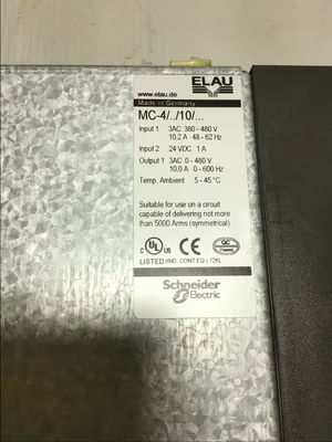 Elau MC-4/11/10/400 PacDrive MC 4 Servo Drive HW:E0N603 SW:00.20.01
