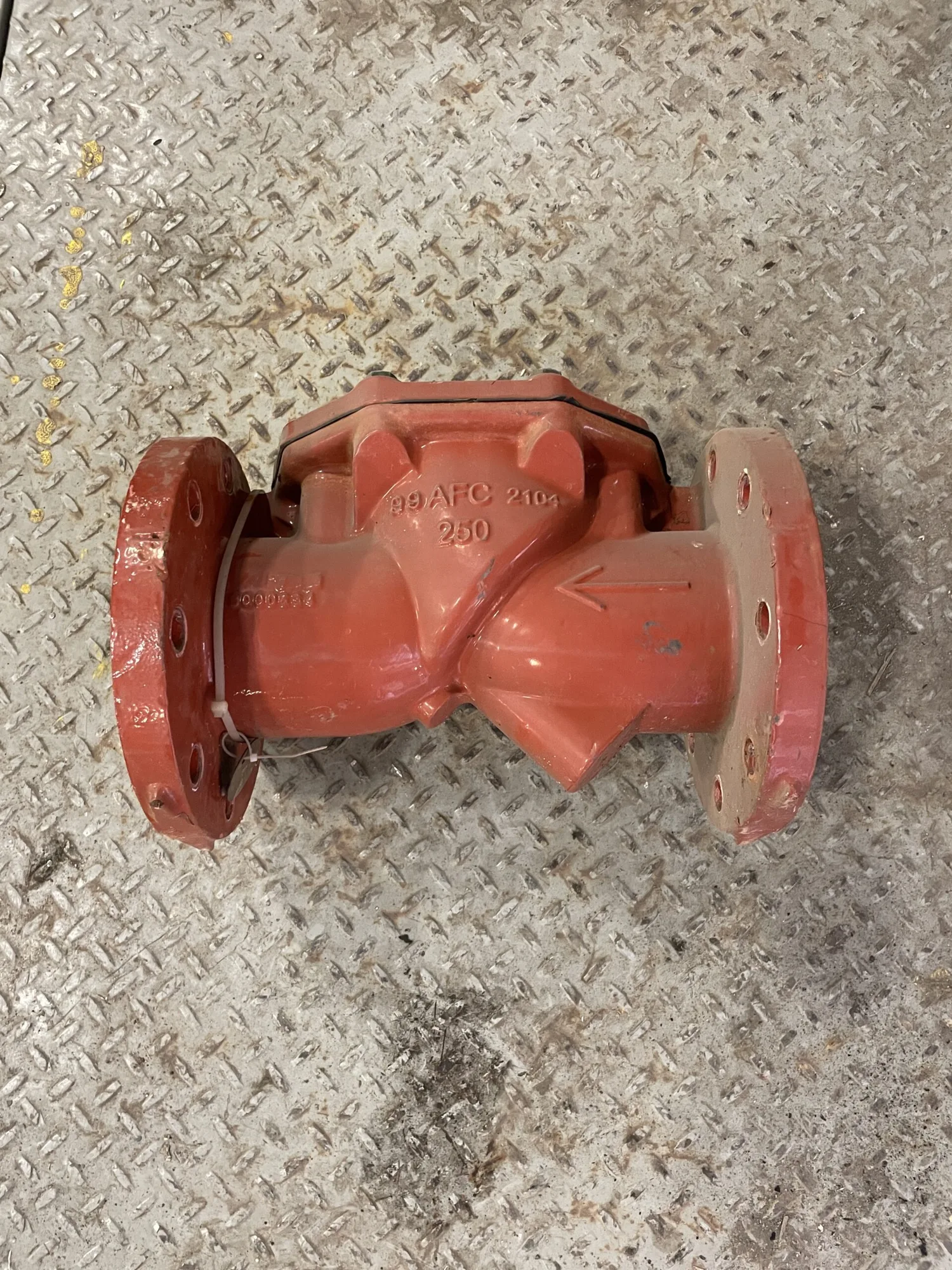 AFC 4″ Y Strainer Class 250 Cast Iron