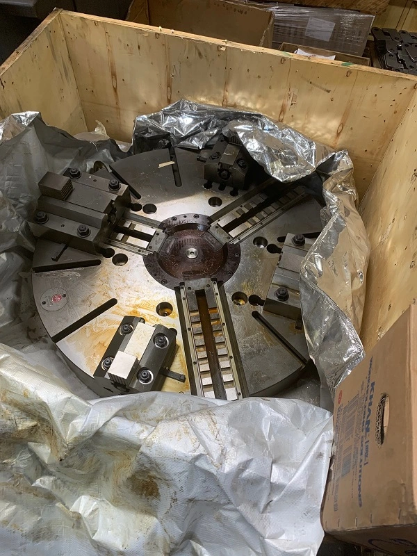 40 Inch ATLAS PA-40-3 Hydraulic 3-Jaw & Independent 4-Jaw Chuck (New in Crate)