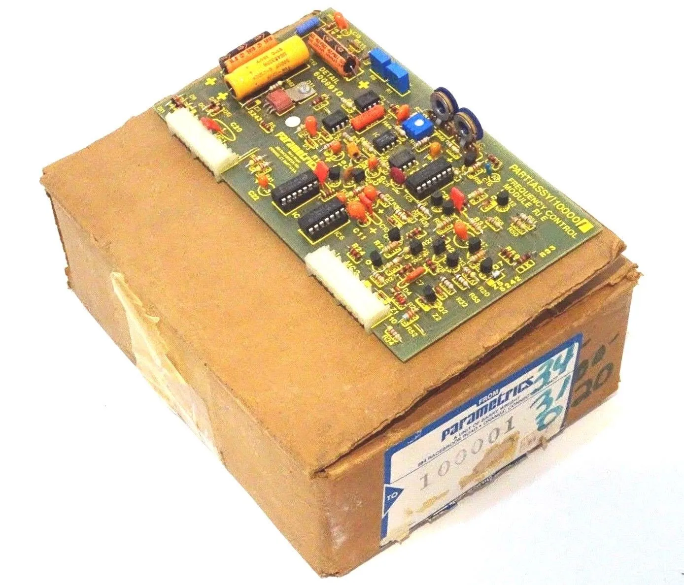 NEW PARAMETRICS 100001 FREQUENCY CONTROLLER PJE CARD