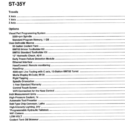 2022 HAAS ST-35Y CNC Lathes (Turning Centers) | Machinery Resources International (7)
